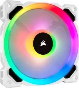 מאוורר LED PWM Corsair LL120 RGB 120mm בצבע לבן