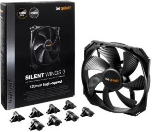 מאוורר be quiet! Silent Wings 3 120mm PWM High-Speed BL070
