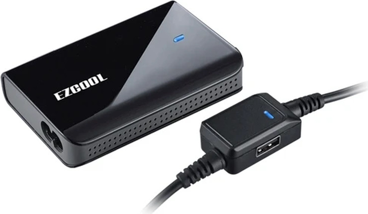 ספק כח אוניברסלי למחשבים ניידים EZCool Ultra Slim 90W AD-880 עם חיבור USB 2.0A