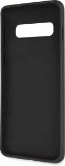 CG MOBILE כיסוי קשיח מעור לגלקסי S10+ בצבע שחור GUESS רשמי GUHCS10PIGLBK