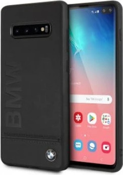 CG MOBILE כיסוי קשיח לגלקסי S10 בצבע שחור BMW רשמי BMHCS10LLSB