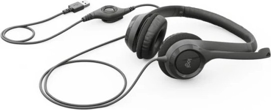 אוזניות מחשב עם מיקרופון מובנה Logitech H390 USB