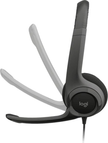 אוזניות מחשב עם מיקרופון מובנה Logitech H390 USB