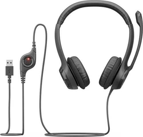 אוזניות מחשב עם מיקרופון מובנה Logitech H390 USB