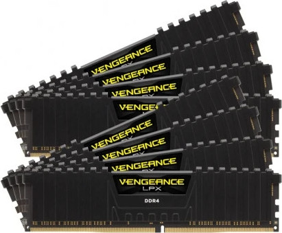 זיכרון RAM Corsair Vengeance LPX 256GB 3200Mhz צבע שחור