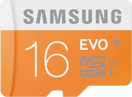 כרטיס זיכרון Micro SD 16GB EVO UHS-I 48MB/s Samsung MB-MP16DA