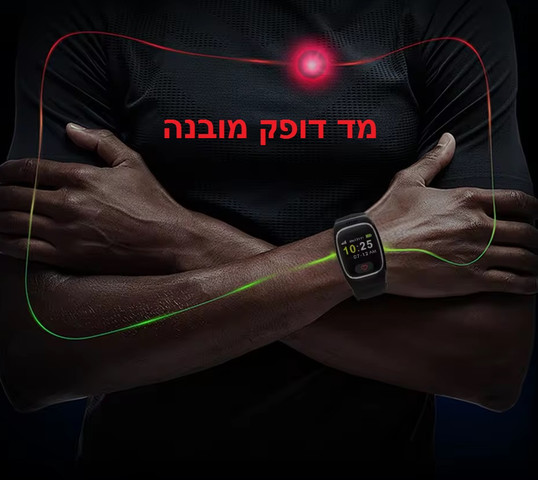 שעון מצוקה עם מד דופק SOS למבוגרים כולל אפשרות איתור