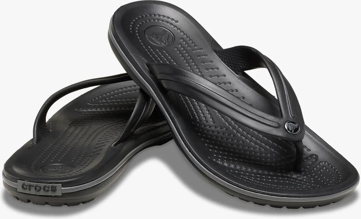 Crocs Crocband Flip - נעלי אצבע בצבע שחור