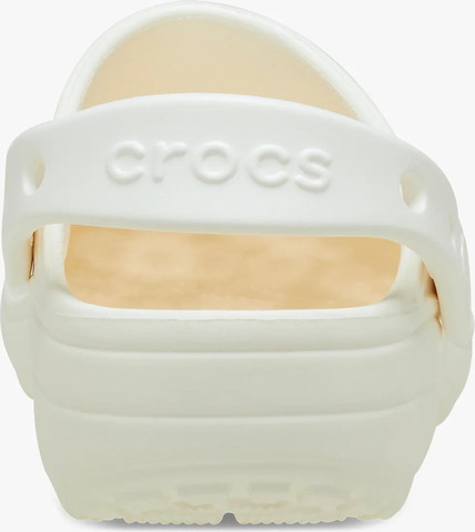 Crocs Classic Floral Cut Out Clog - כפכפי קרוקס לנשים בצבע לבן גיר