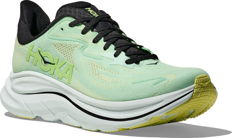 HOKA CLIFTON 10 - נעלי ספורט גברים הוקה קליפטון 10 בצבע מנטה/לבן מלוכלך