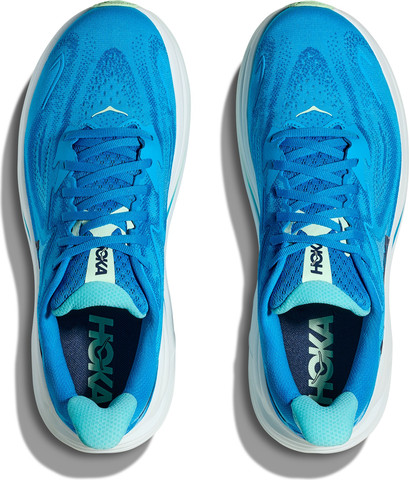 HOKA CLIFTON WIDE 10 - נעלי ספורט גברים הוקה קליפטון 10 רחבות בצבע כחול/כחול שמיים