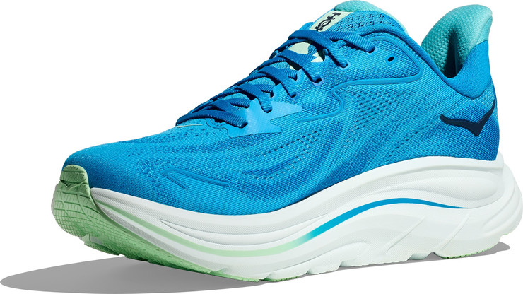 HOKA CLIFTON WIDE 10 - נעלי ספורט גברים הוקה קליפטון 10 רחבות בצבע כחול/כחול שמיים