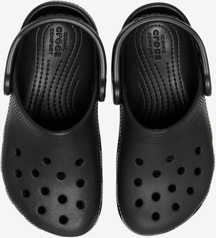 Crocs Classic Clog K - כפכפי קרוקס קלאסיים לילדים בצבע שחור
