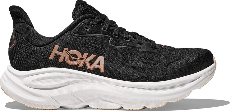 HOKA CLIFTON 10 - נעלי ספורט נשים הוקה קליפטון 10 בצבע שחור/רוז זהב
