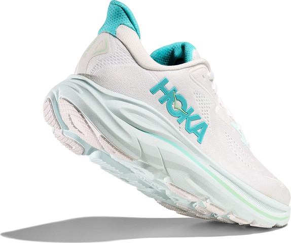 HOKA CLIFTON WIDE 10 - נעלי ספורט נשים הוקה קליפטון 10 רחבות בצבע לבן/כחול סיאלו