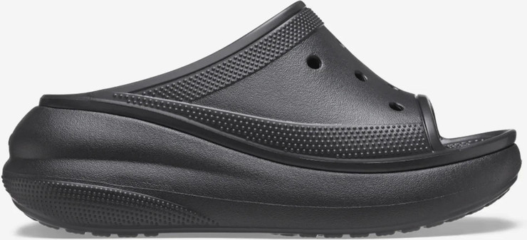 Crocs Crush Slide - כפכפי סלייד קרוקס קראש לנשים בצבע שחור