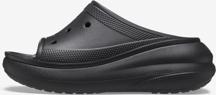 Crocs Crush Slide - כפכפי סלייד קרוקס קראש לנשים בצבע שחור