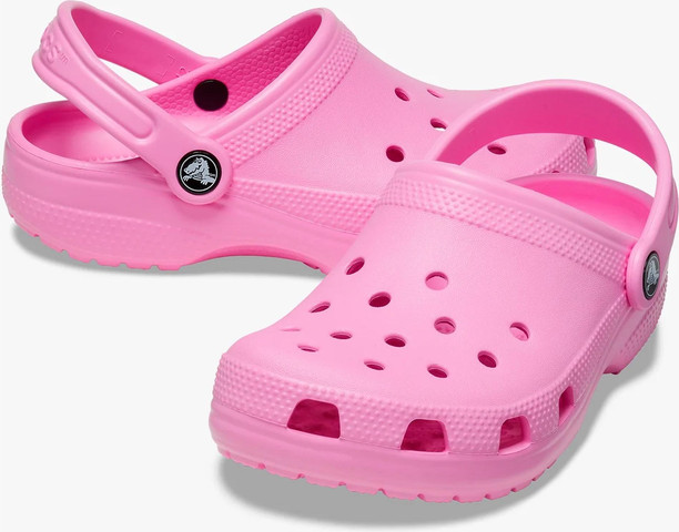 Crocs Classic Clog K - כפכפי קרוקס קלאסיים לילדים בצבע ורוד טאפי