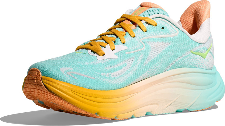 HOKA CLIFTON 10 - נעלי ספורט גברים הוקה קליפטון 10 בצבע כחול מנצנץ/לבן