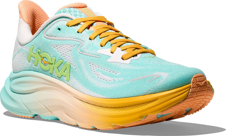 HOKA CLIFTON 10 - נעלי ספורט גברים הוקה קליפטון 10 בצבע כחול מנצנץ/לבן