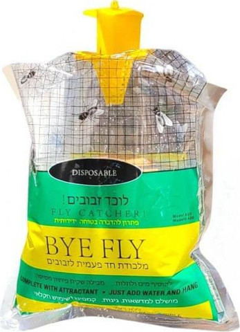מלכודת זבובים בשקית חד פעמית - BYE FLY