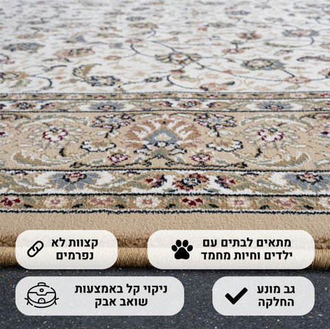 שטיח מהודר עם נוכחות קלאסית-מודרנית - דגם קולורדו 11