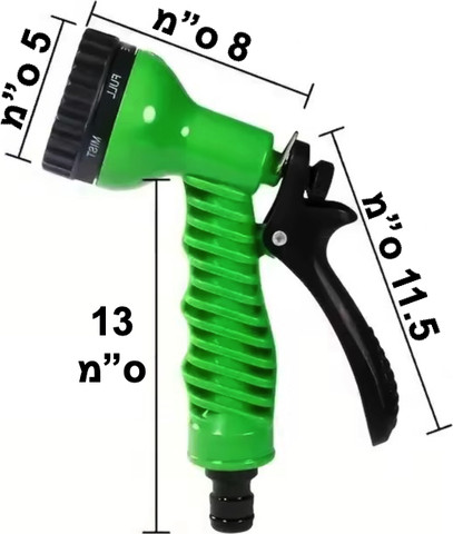 אקדח מים מקצועי כולל 7 מצבי התזה