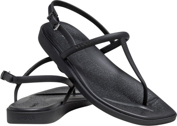 Miami Thong Sandal Crocs - סנדלי אצבע קרוקס לנשים בצבע שחור