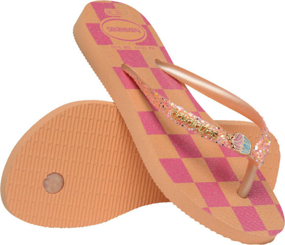 כפכפי גליטר טרנדי – GLITTER TRENDY ורוד כתום