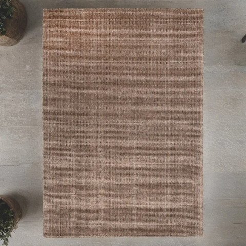 שטיח עבודת יד יוקרתי במראה אלגנטי – דגם SILKON 03 שחור בז'