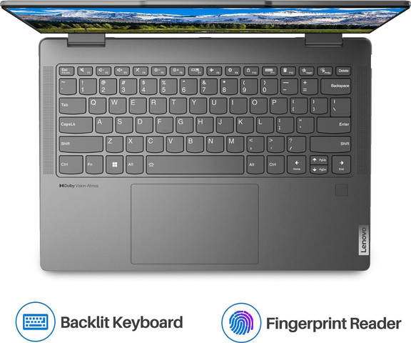 מחשב נייד עודפי מלאי Lenovo YOGA 14IRL8 2-IN-1 CONVERTIBLE Core™ i7-1355U 1TB SSD 16GB 14" 2.2K (2240×1400) TOUCHSCREEN