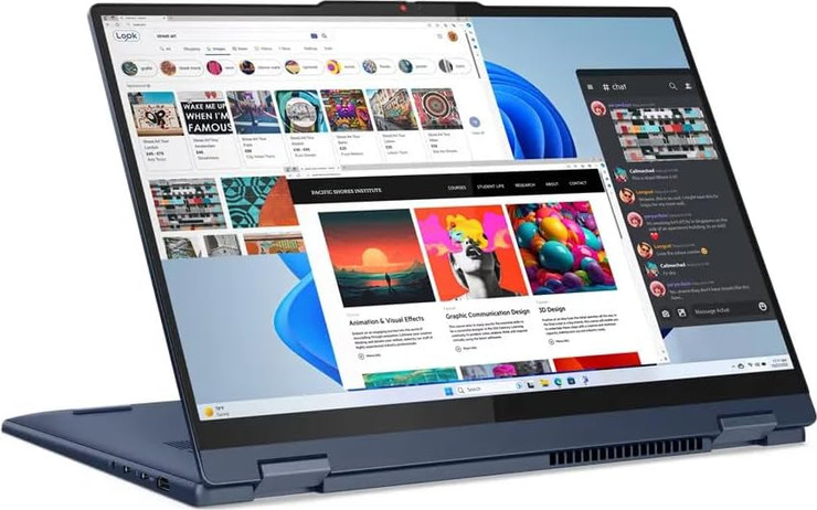 מחשב נייד עודפי מלאי Lenovo 5 16IRU9 2-IN-1 Core™ 7 150U 1TB SSD 16GB 16" (1920×1200) TOUCHSCREEN WIN11 LUNA GRAY