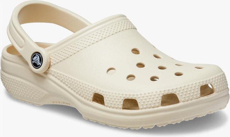 Crocs Classic - כפכפי קרוקס יוניסקס קלאסים בצבע קרם