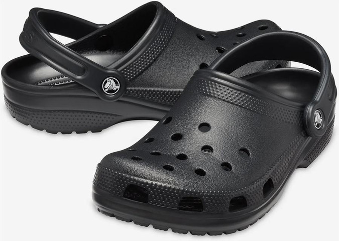 Crocs Classic - כפכפי קרוקס יוניסקס קלאסים בצבע שחור