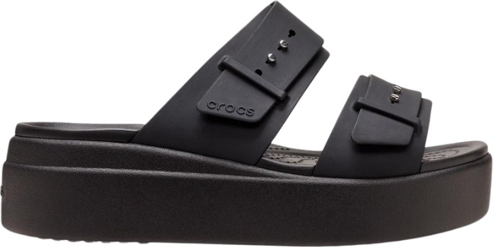 Crocs Brooklyn Sandal - כפכפי פלטפורמה ברוקלין לנשים בצבע שחור