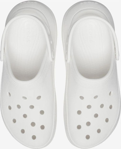 Crocs Classic Crush Clog - כפכפי פלטפורמה קרוקס קראש לנשים בצבע לבן