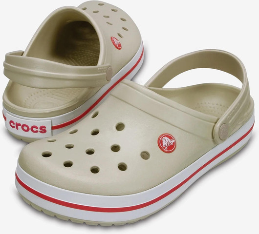 Crocs Crocband - כפכפים קרוקס קרוקבנד בצבע סטוקו/מלון