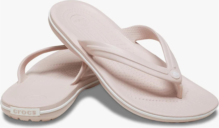 Crocs Crocband Flip - נעלי אצבע בצבע קוורץ