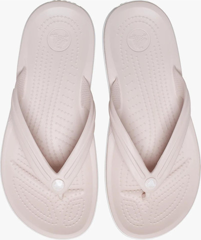 Crocs Crocband Flip - נעלי אצבע בצבע קוורץ