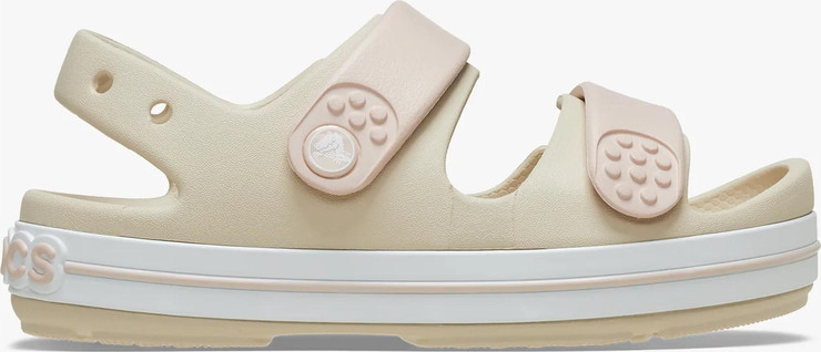 Crocs Crocband Cruiser Sandal T - סנדלי קרוקבנד לילדים בצבע אבן חול מידות קטנות