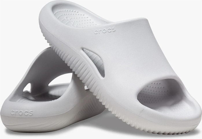 Crocs Mellow Slide - כפכפי קרוקס סלייד מילו בצבע אפור