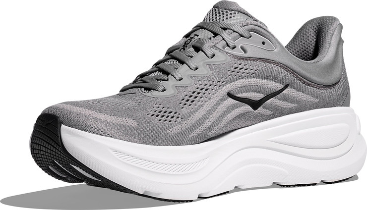 HOKA BONDI WIDE 9 - נעלי ספורט גברים בונדי 9 רחבות בצבע אפור