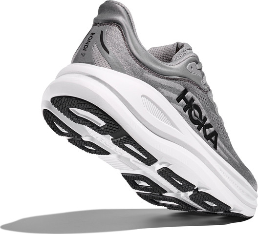 HOKA BONDI WIDE 9 - נעלי ספורט גברים בונדי 9 רחבות בצבע אפור