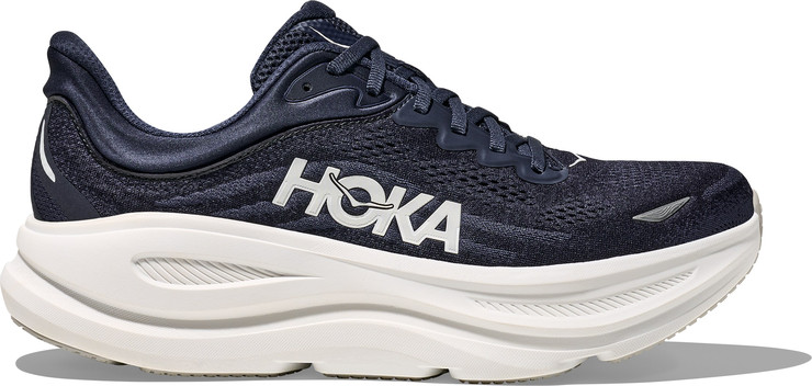 HOKA BONDI WIDE 9 - נעלי ספורט גברים בונדי 9 רחבות בצבע נייבי/לבן