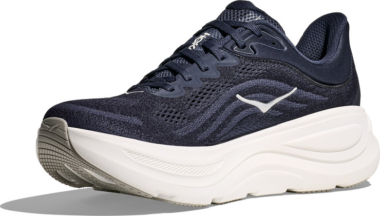 HOKA BONDI WIDE 9 - נעלי ספורט גברים בונדי 9 רחבות בצבע נייבי/לבן