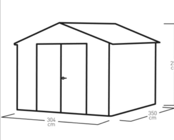 מחסן סטרונגהולד 10x11.5 עיצוב מתקדם מרווח במיוחד