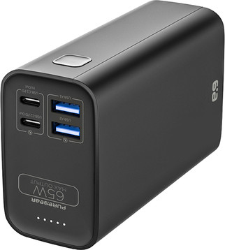 סוללת גיבוי ניידת PURE GEAR Power Bank 30000mAh כולל צג