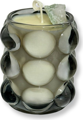 Pure Luck Bubble Candle | נר הצלחה יוקרתי מעוצב בקריסטל אוונטורין