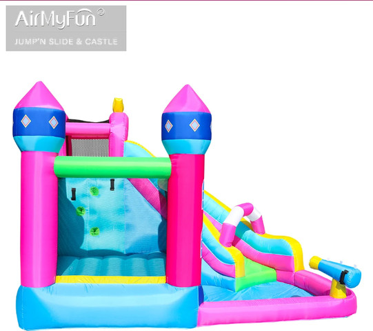 מתנפח מים גדול טירת הנסיכות הקסומה מבית Air My Fun