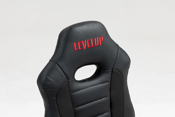 כיסא תלמיד ארגונומי לנוער בצבע שחור  מבית LEVEL UP
